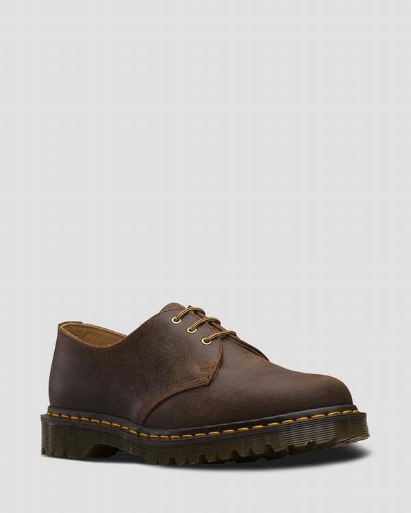 Dr Martens Dámské Polobotky 1461 Commander Hnědé, CZ-750836